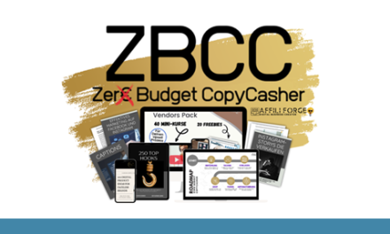 Zero Budget CopyCasher von Affili Forge